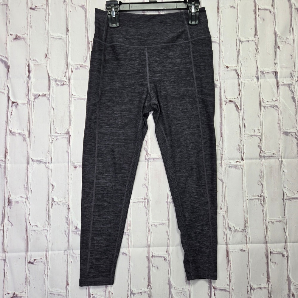 Victoria's Secret Leggings Gray Heathered Pocket Yoga Athleisure Women 10/M